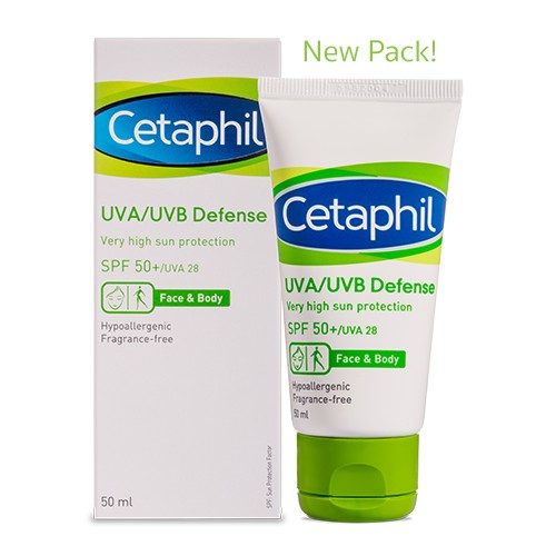 Cetaphil UVA/UVB Defense SPF50+ Sunscreen 50ml